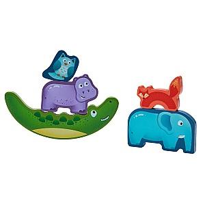 Puzzle Hape Regatul Animalelor 16 piese
