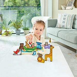 Puzzle Hape Regatul Animalelor 16 piese