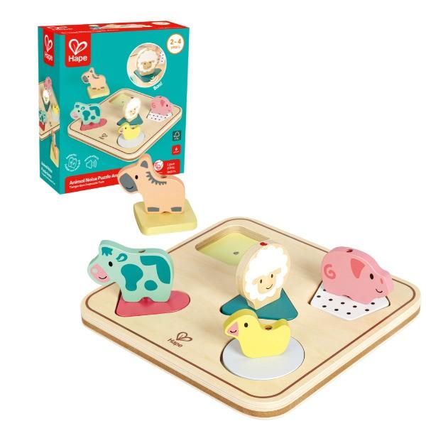 Joc de logica Hape cu animale Forme geometrice