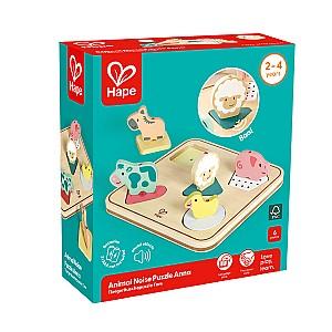 Joc de logica Hape cu animale Forme geometrice