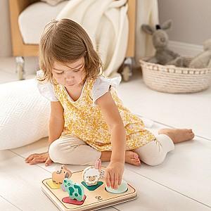 Joc de logica Hape cu animale Forme geometrice