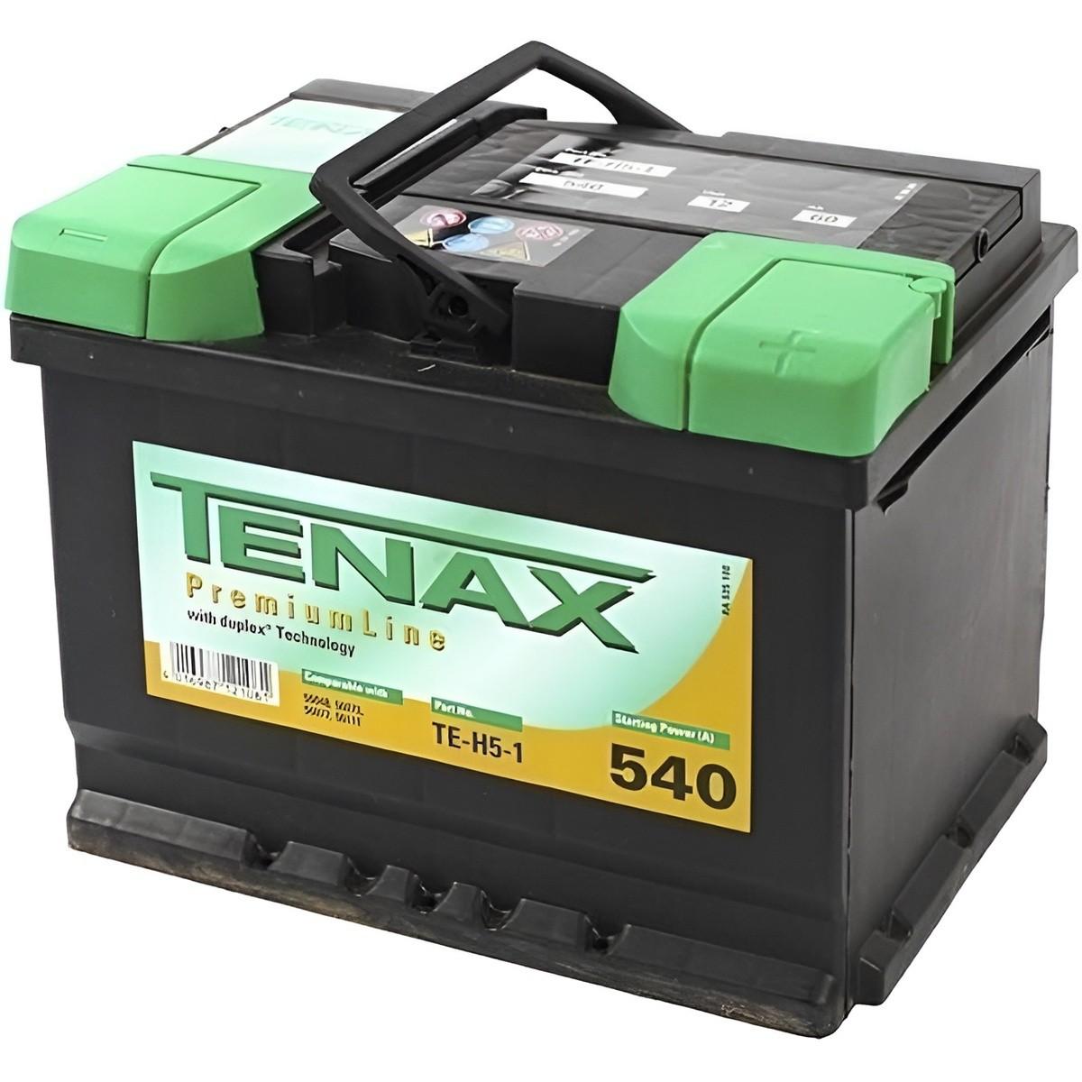 Acumulator auto Tenax 12V 60 Ah Premium (dr) NEW