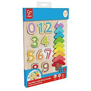 Puzzle Hape Culori si numere