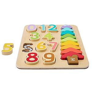 Puzzle Hape Culori si numere