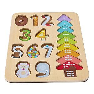 Puzzle Hape Culori si numere