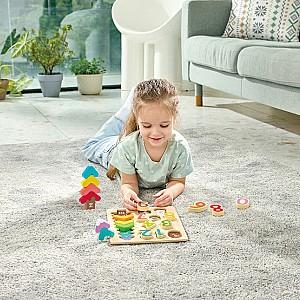 Puzzle Hape Culori si numere