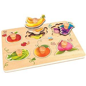 Puzzle Hape Desteptel Curtea Fermierului 13 piese