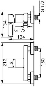 Baterie dus FDESIGN Zaffiro White FD1-ZFR-7-33 (18130)