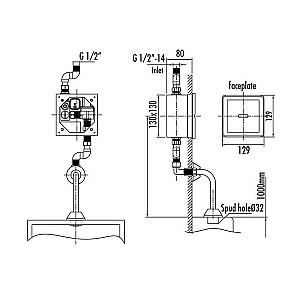 Buton de scurgere Creavit BT.ES3300 (15558)