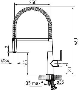 Robinet bucatarie Ferro Sonata BNA4 (08380)