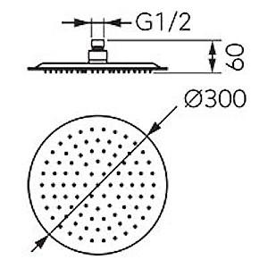 Set de duș Ferro DSN07BL Negru Inox