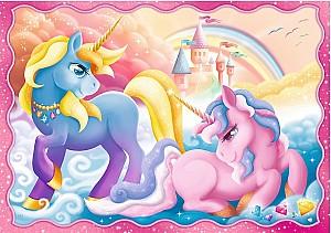 Puzzle Trefl 4in1 Unicorns and magic (34389)