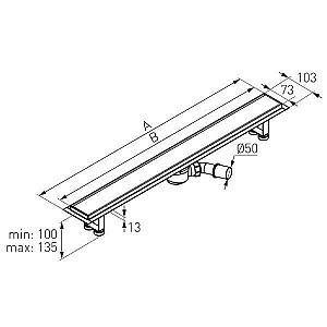 Rigola de dus Ferro OL1-70 (09865)