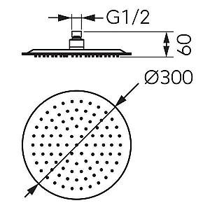 Set de duș Ferro DSN07 inox