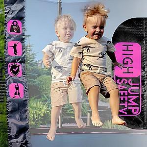 Trambulina Thunder Ultra 312 cm Roz