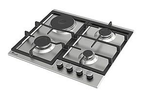 Plita incorporabila combinata Tornado BRD60 3G1E IX