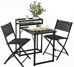Set mobila de gradina Jumi Masă cu 2 Scaune (pliabile) OM-281820