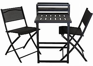 Set mobila de gradina Jumi Masă cu 2 Scaune (pliabile) OM-281820