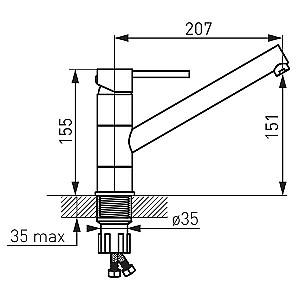 Robinet bucatarie Ferro FIESTA BFI4
