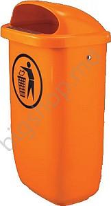 Cos de gunoi Alda Plastic 50 L Orange
