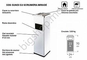 Cos de gunoi Alda Mirage 22L
