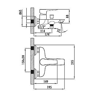 Baterie cada Creavit Nero NR2500 (12176)