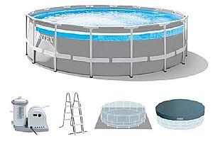 Piscina cu carcasa Intex Prism Frame Clearview (488 x 122 cm)
