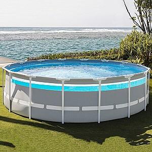 Piscina cu carcasa Intex Prism Frame Clearview (427 x 107 cm)