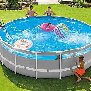Piscina cu carcasa Intex Prism Frame Clearview (427 x 107 cm)