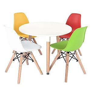 Masă de scris pentru copii DP Eames Bebe White