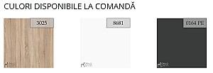 Masa de birou DP Box 1200x600 Sonoma/Black