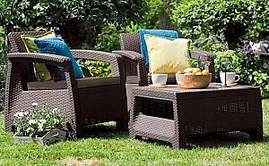 Masa de gradina Keter Corfu II Table Brown