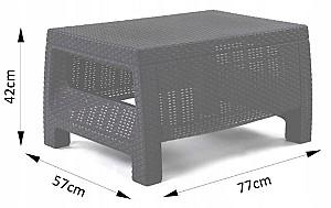 Masa de gradina Keter Corfu II Table Graphite