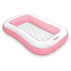 Piscina copii Intex 166x100x25 cm  Roz/Alb