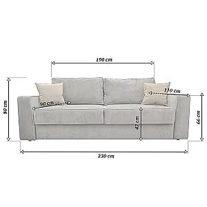 Canapea DP Tomson Grey