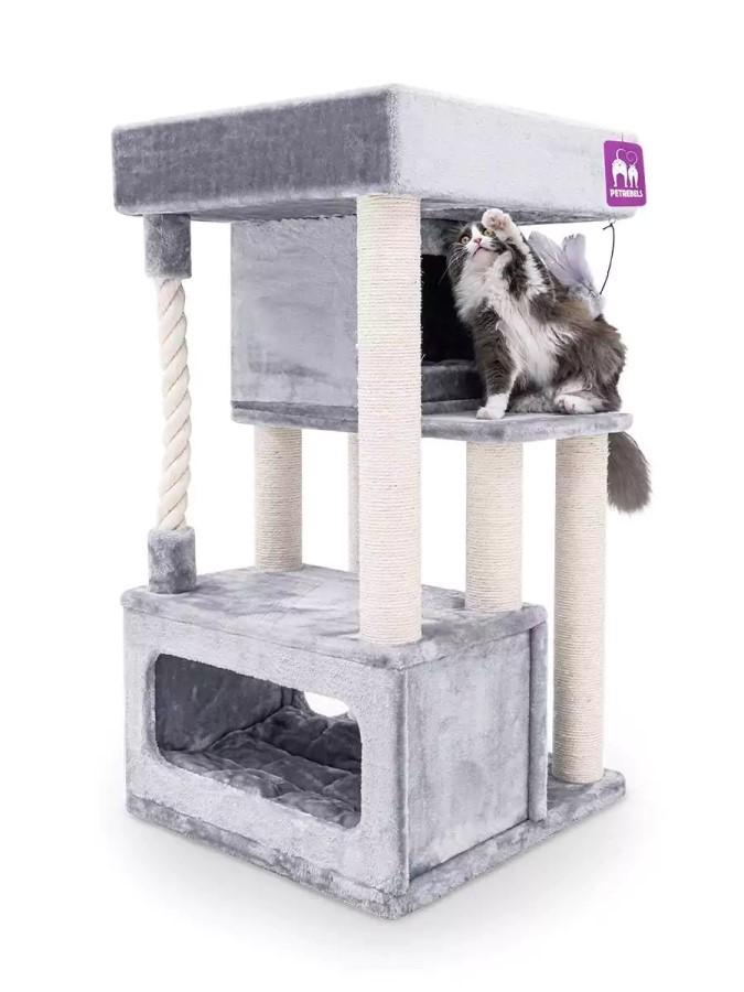 Ansamblu pentru pisici PETREBELS SWEET PETIT Lodge 107 Grey