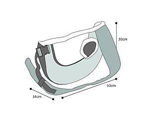 Transportator de caini Flamingo 50x14x30cm (515186)