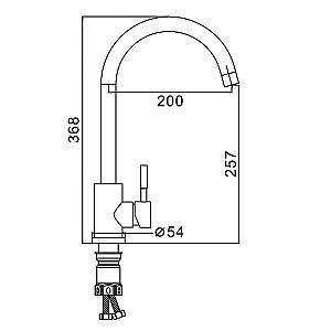 Robinet bucatarie Frap F40899-9