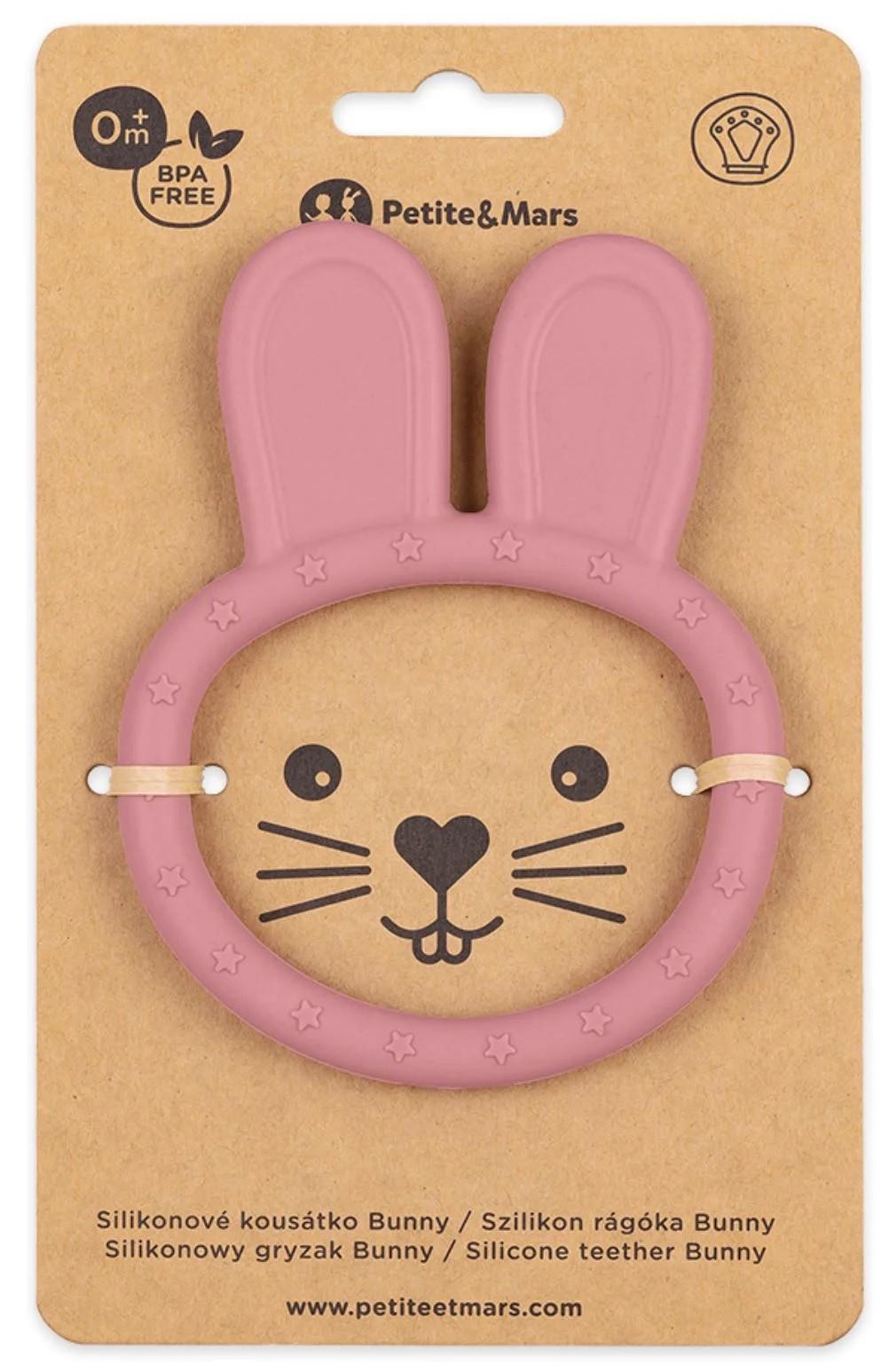 Jucarie bebelus Petite&Mars Bunny Dusty Rose