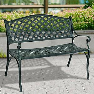 Banca gradina Costway OP70537  Antique Verde