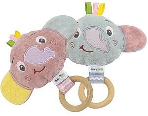 Jucarie bebelus BABYJEM Elephant Toy Green