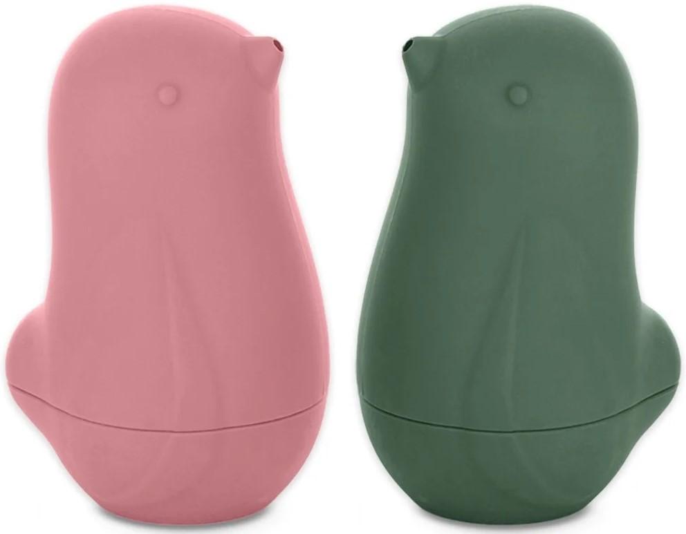 Jucărie pentru apă și baie Petite&Mars Love birds Rose Green