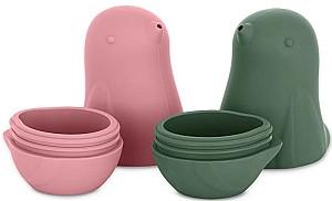 Jucărie pentru apă și baie Petite&Mars Love birds Rose Green