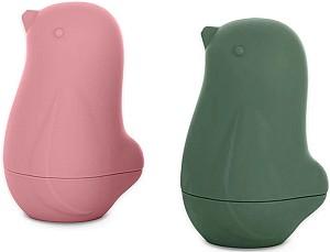 Jucărie pentru apă și baie Petite&Mars Love birds Rose Green