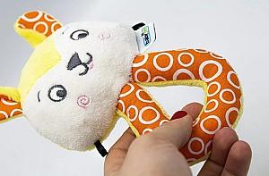 Jucarie bebelus BABYJEM Kitten Yellow