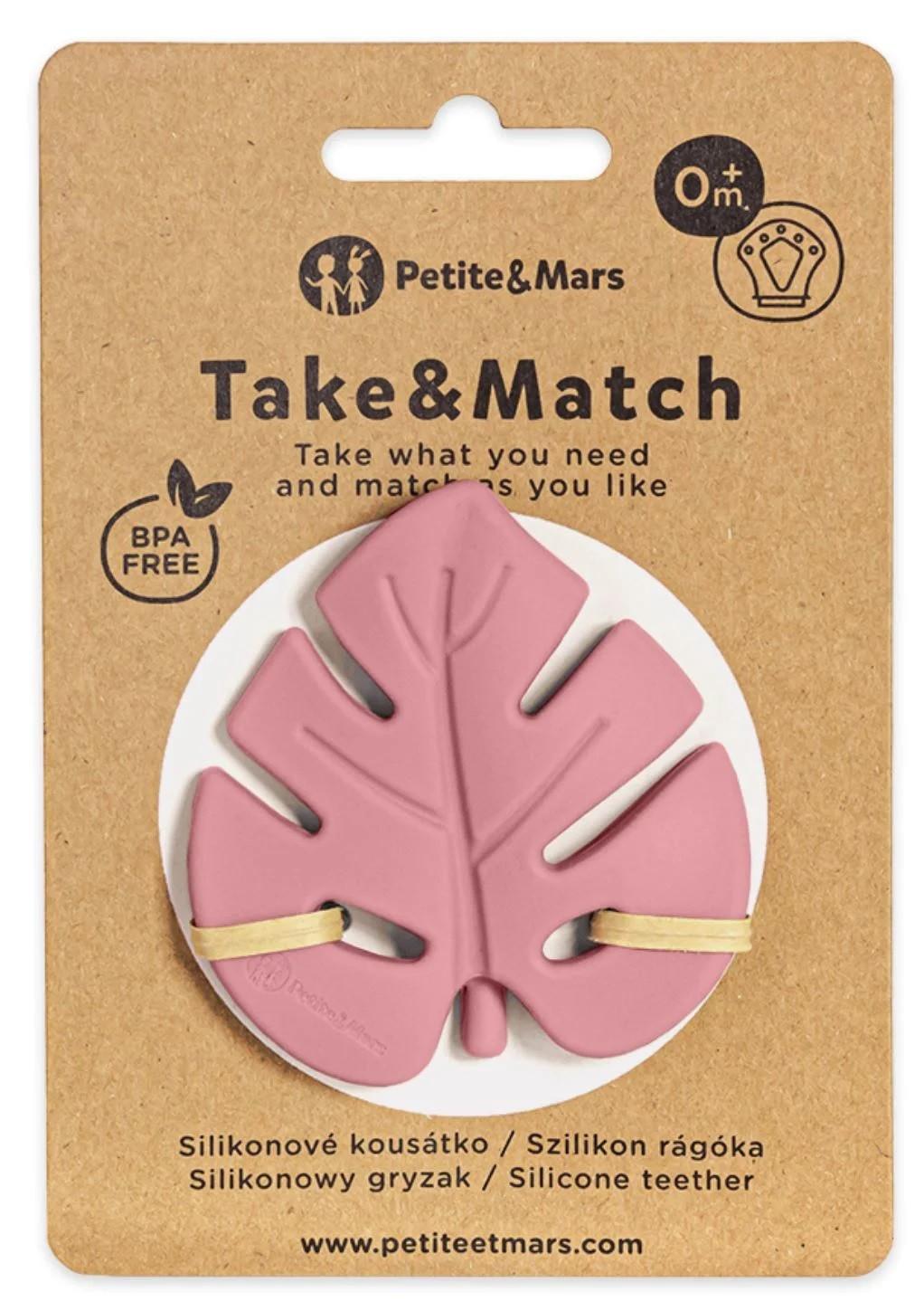Jucarie bebelus Petite&Mars Take & Match Dusty Rose
