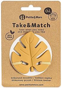 Jucarie bebelus Petite&Mars Take & Match Intense Ochre
