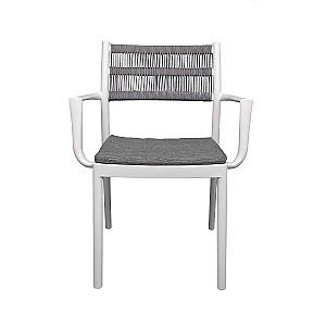 Scaun terasa DP ARIF Alb/Gri