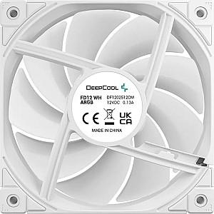 Cooler procesor DEEPCOOL FD12 ARGB 120 mm White