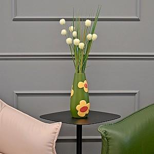 Vaza DP Verde cu flori